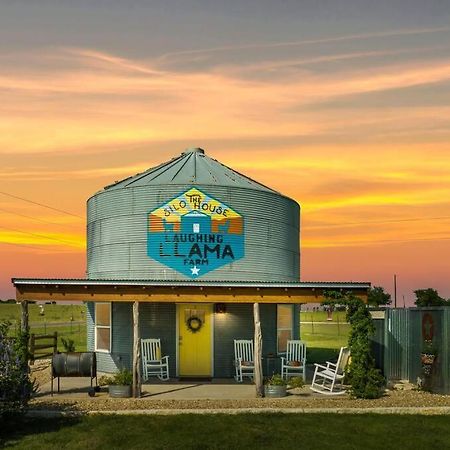 Silo House At Laughing Llama Farm Troy Buitenkant foto