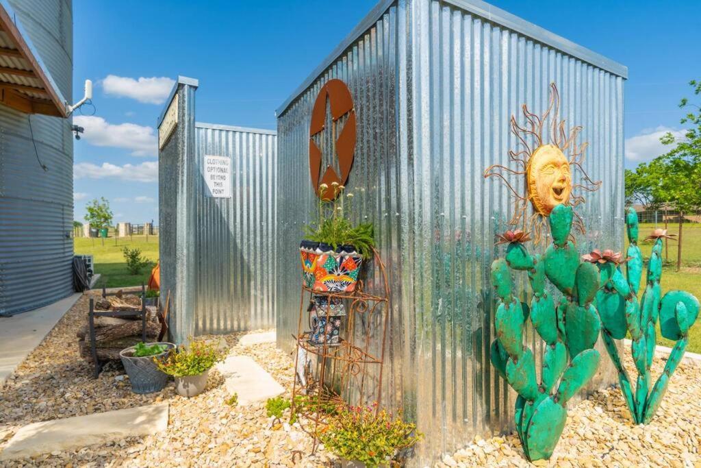 Silo House At Laughing Llama Farm Troy Buitenkant foto