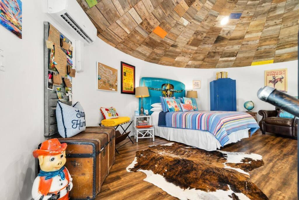 Silo House At Laughing Llama Farm Troy Buitenkant foto